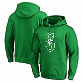 Men's Seattle Mariners Fanatics Branded Kelly Green St. Patrick's Day White Logo Pullover Hoodie,baseball caps,new era cap wholesale,wholesale hats
